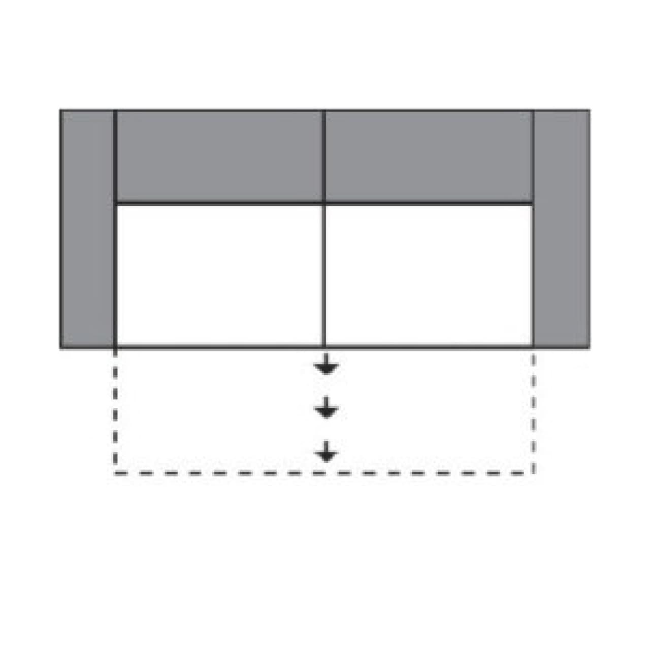 BxT: 140x97cm = 2-Sitzer mit Schlaffunktion