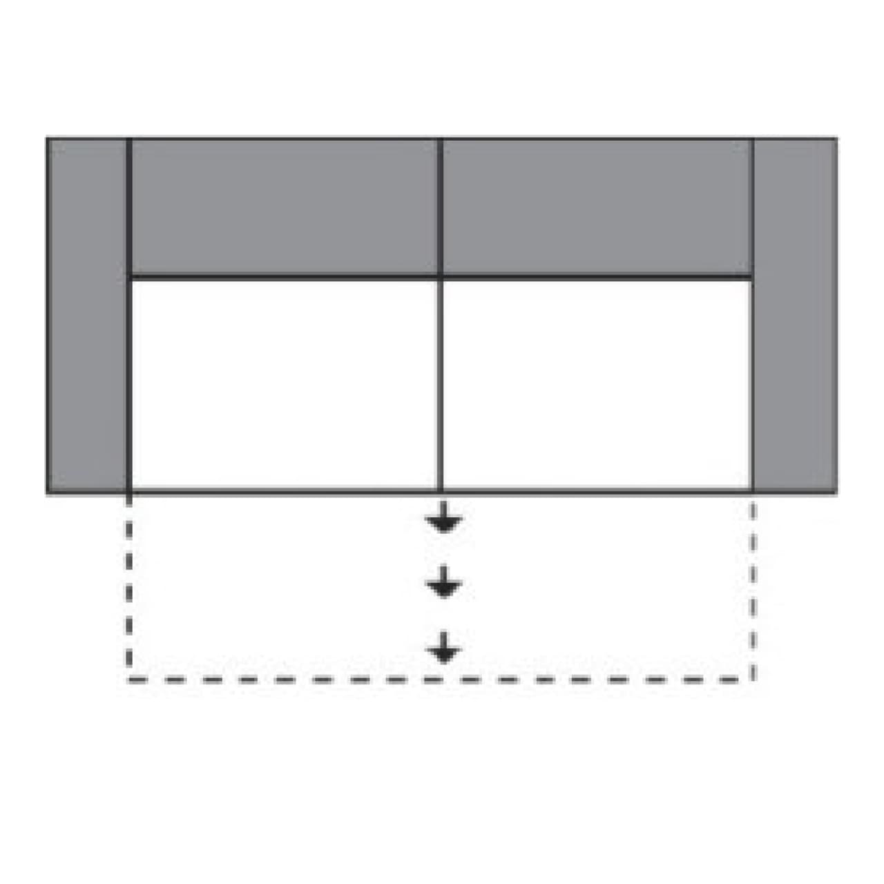 BxT: 160x97cm = 2,5-Sitzer mit Schlaffunktion