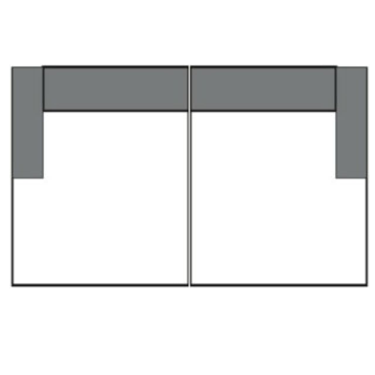 BxT: 240x150cm Longchair groß short links und rechts