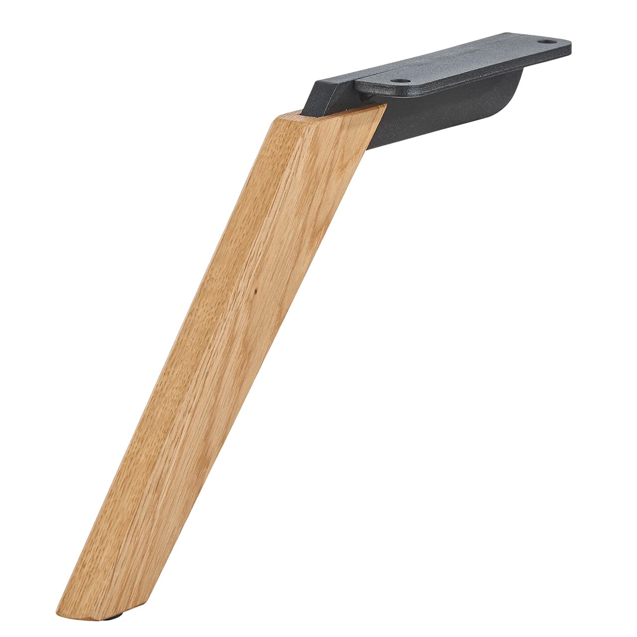 Holz-Metallfuß Eiche geölt